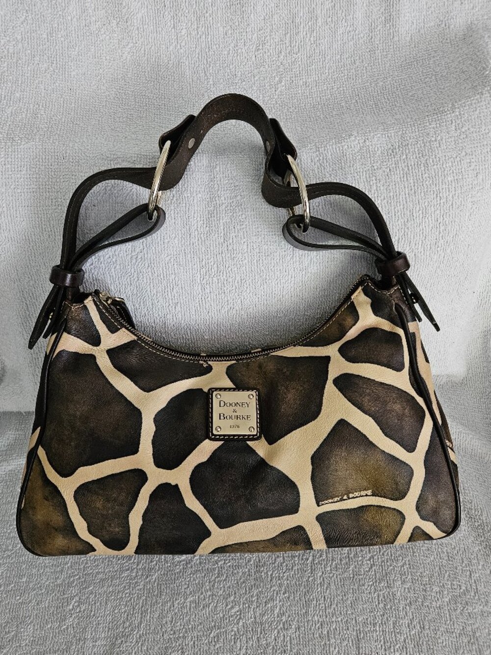 Dooney & Bourke Giraffe Print Hobo Bag